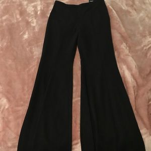 Black wide bell bottom pants